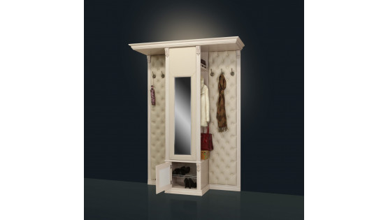 Шкаф для одежды с зеркалом и бра Б5.13