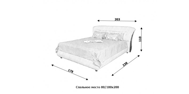 Кровать «Миледи»