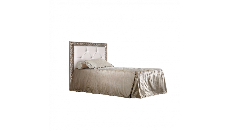 Кровать «Тиффани» (1,2 м) с мягким элементом со стразами с подъемным механизмом