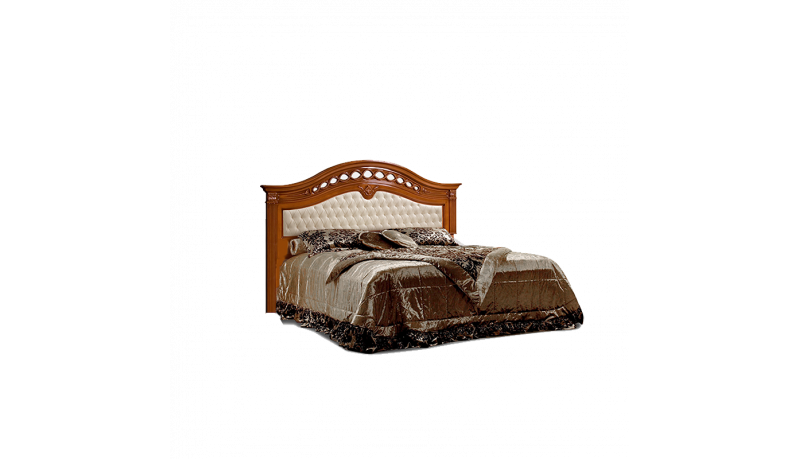 Кровать «Европа-7» (1,6 м) (Delia) с одной мягкой спинкой