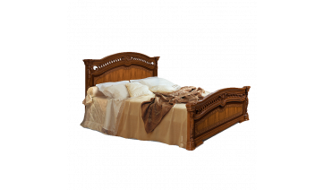 Кровать 2-х спальная (1,6 м) (1 спинка - шелкография) с подъемным механизмом