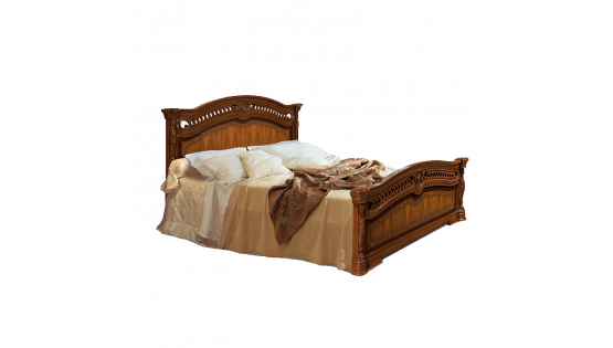 Кровать 2-х спальная (1,6 м) (1 спинка - шелкография) с подъемным механизмом