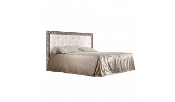 Кровать «Тиффани» (1,6 м) с мягким элементом со стразами