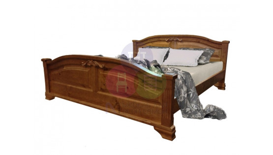 Кровать «Леонсия» с резьбой