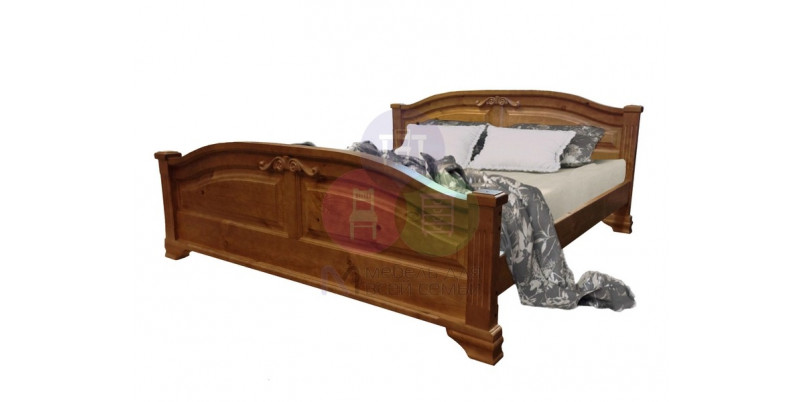 Кровать «Леонсия» с резьбой