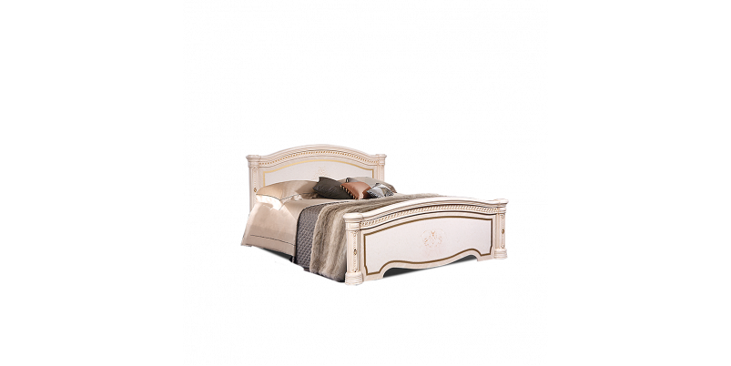 Кровать «Карина-3» (1,6 м) (2 спинки - шелкография) с подъемным механизмом