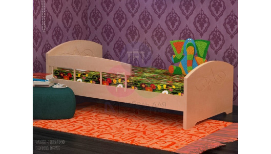 Детская кровать «Жанна» с бортиком