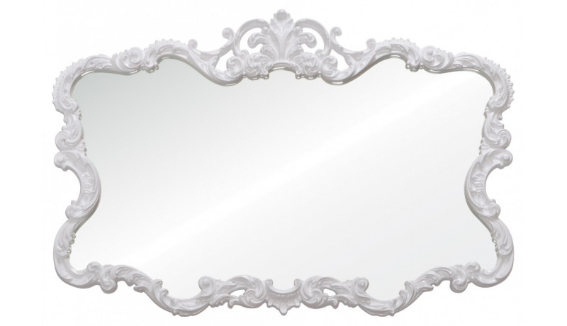 Зеркало Victoria белое