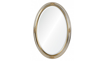 Зеркало серебро с золотым орнаментом